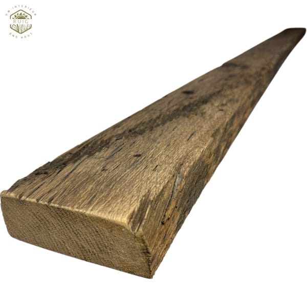 Oud eiken wagonplank – 227 cm × 10,5 cm × 4 cm – plank 2271054