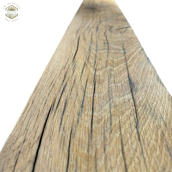 Oud eiken wagonplank – 136,5 cm × 16 cm × 5 cm – plank 1365165