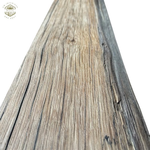 Oud eiken wagonplank – 121,5 cm × 14 cm × 6 cm – plank 1215146
