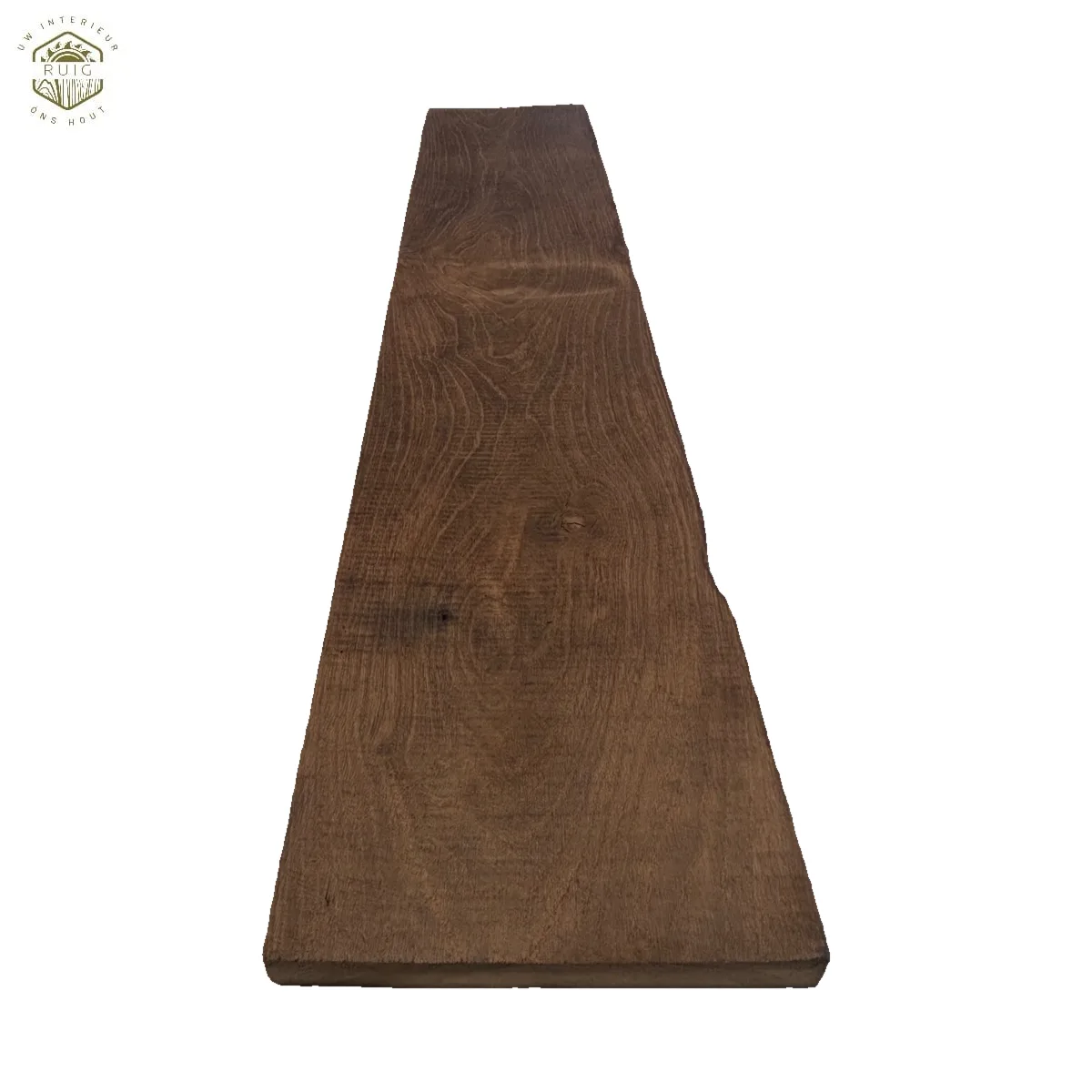 Oud eiken plank uit de Alpen – 129 cm × 24,5 cm × 3 cm – plank 1292453
