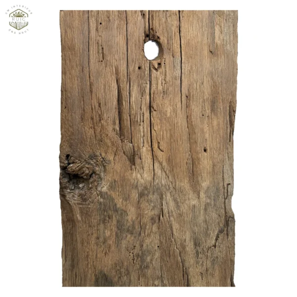 Oud eiken wagonplank – 156,5 cm × 26 cm × 4 cm – plank 1565264