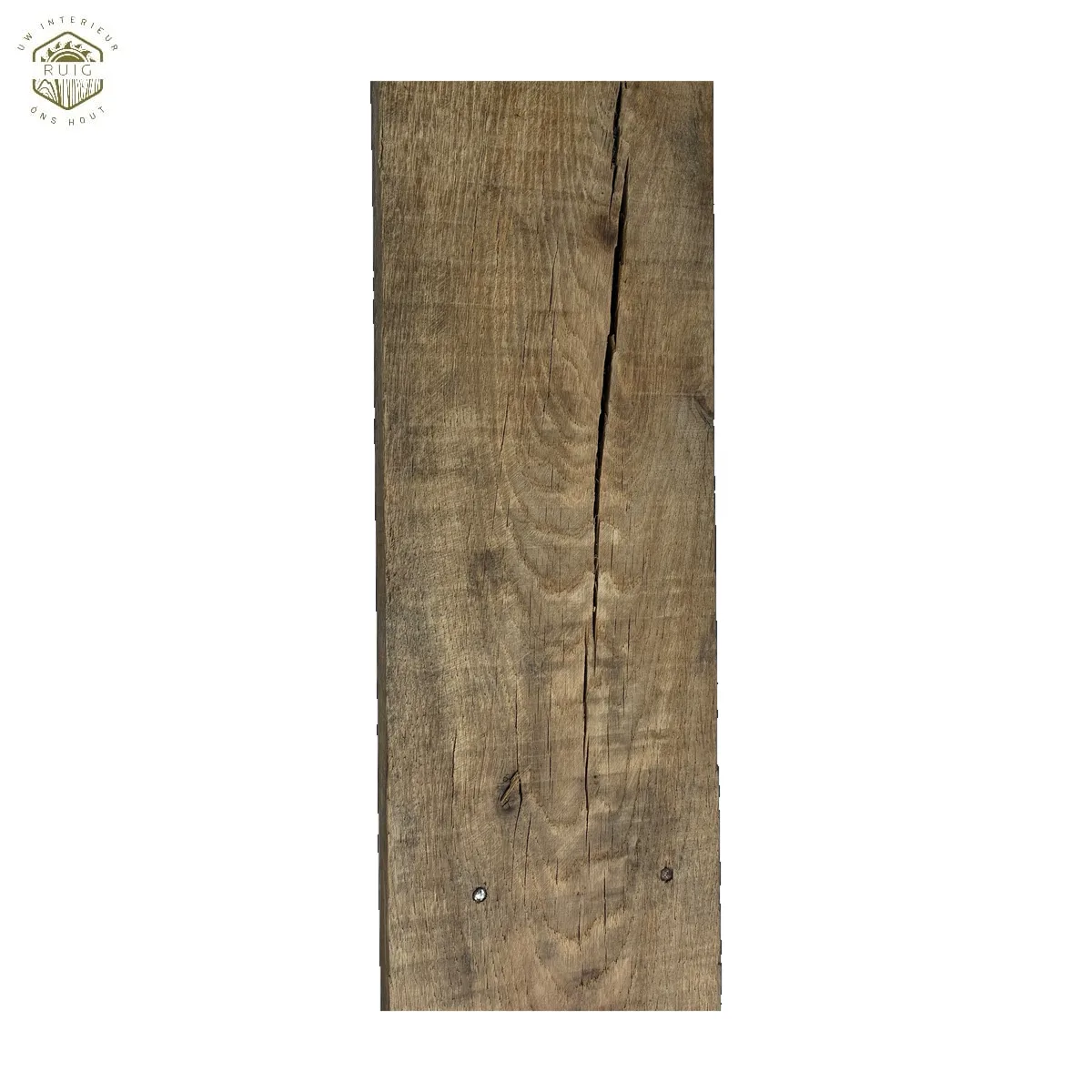 Oud eiken vloerdeel – 197 cm × 17 cm × 3,5 cm – plank 1971735