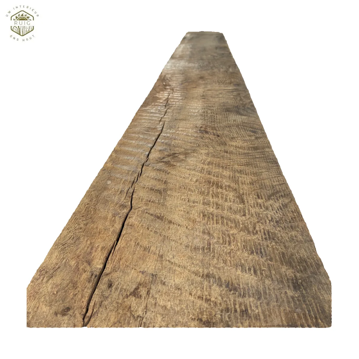 Oud eiken plank uit de Karpaten – 211 cm × 23 cm × 4 cm – plank 211234