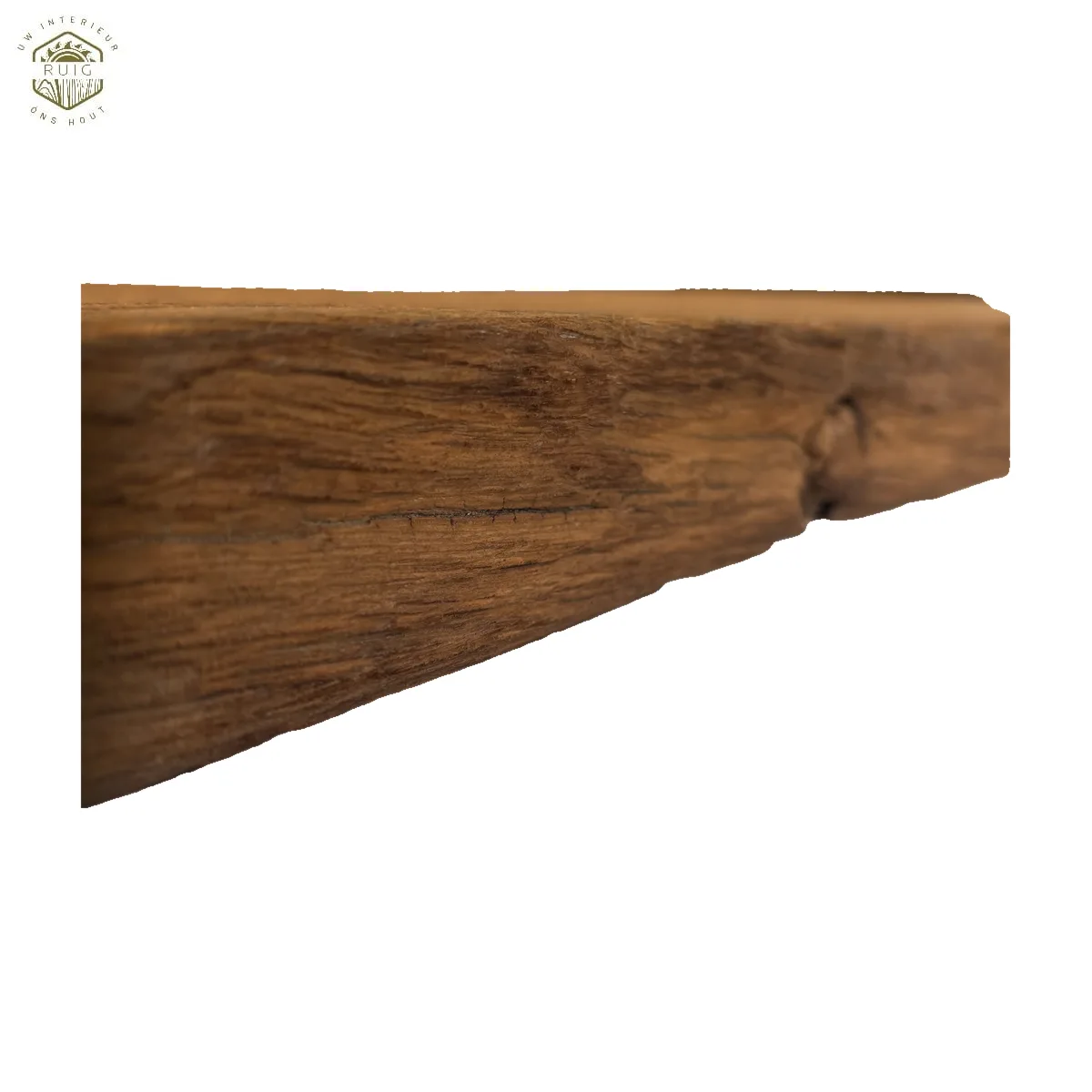 Brede oud eiken plank – 82,5 cm × 25,5 cm × 4 cm – plank 8252554