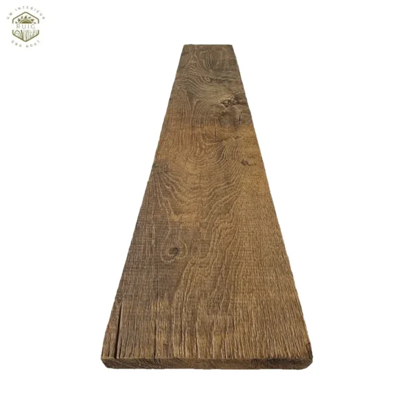 Oud eiken plank uit de Alpen – 128 cm × 21 cm × 3,5 cm – plank 1282135