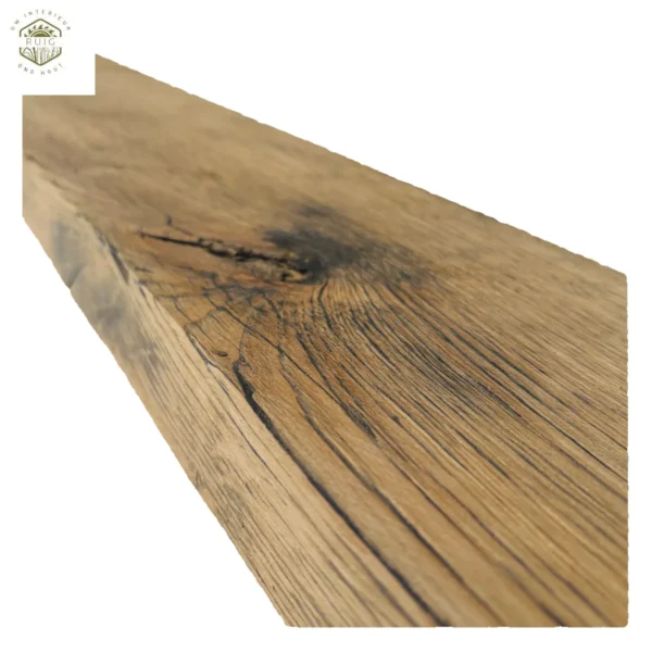 Oud eiken plank uit de Alpen – 183 cm × 16 cm × 4,5 cm – plank 1831645