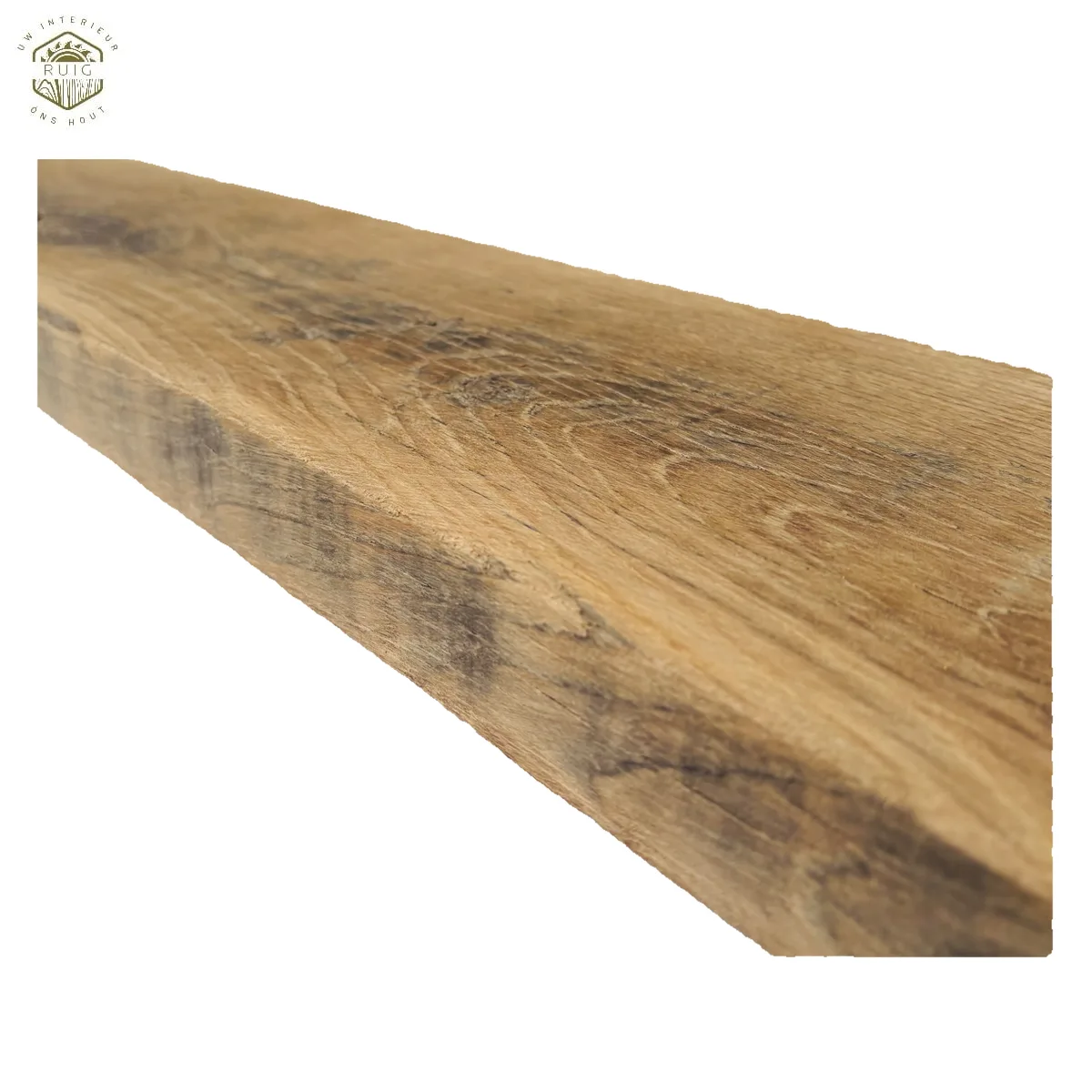 Oud eiken plank uit de Alpen – 269,5 cm × 19,5 cm × 4,5 cm – plank 269519545