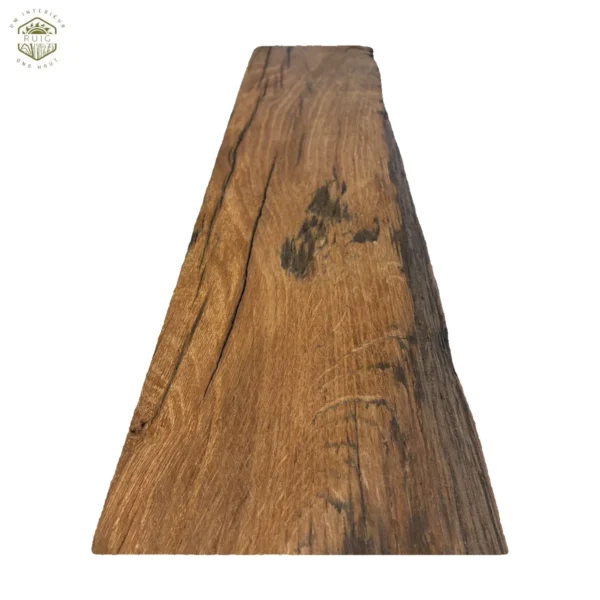 Oud eiken wagonplank – 70 cm × 14,5 cm × 5 cm – plank 701455