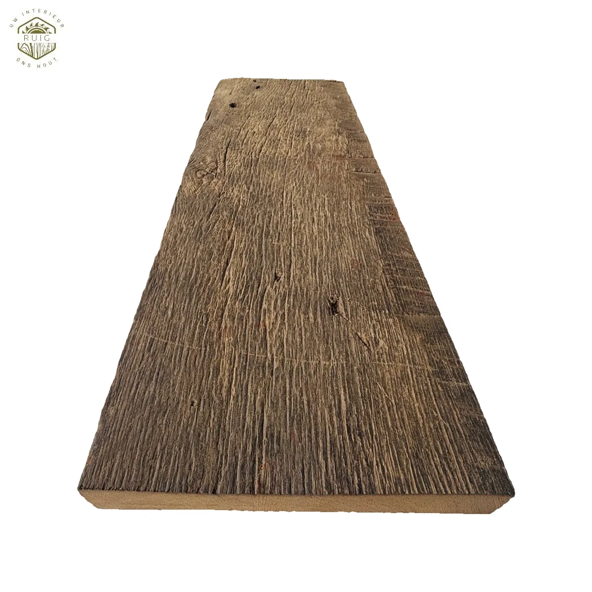 Brede oud eiken plank – 87 cm × 29 cm × 4 cm – plank 87294