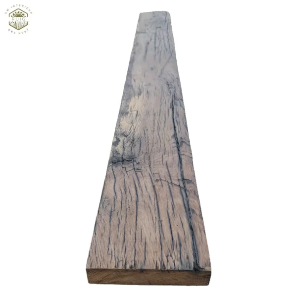 Oud eiken wagonplank – 176,5 cm × 17 cm × 3,5 cm – plank 17651735