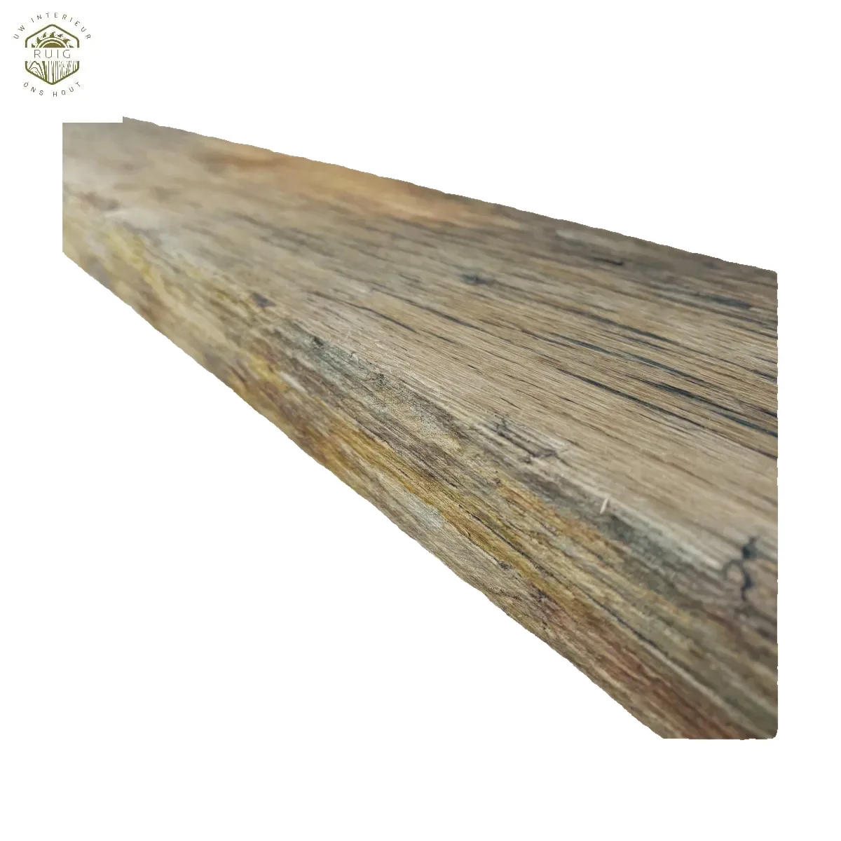 Oud eiken wagonplank – 227,5 cm × 16,5 cm × 4 cm – plank 22751654