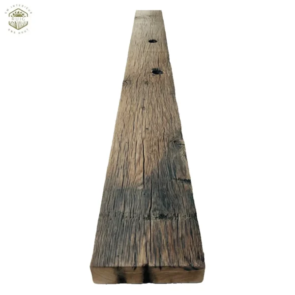Oud eiken wagonplank – 224,5 cm × 16,5 cm × 4,5 cm – plank 224516545